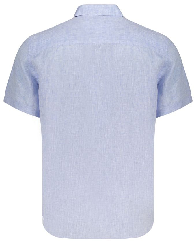 North Sails Azzurro Linen Mens Shirt Blauw