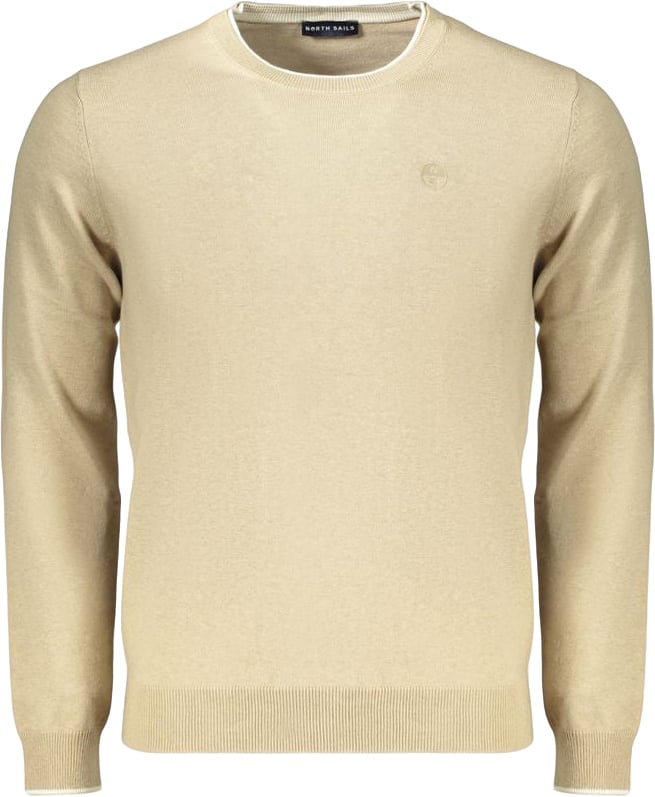 North Sails Beige Cotton Men's Pullover Beige