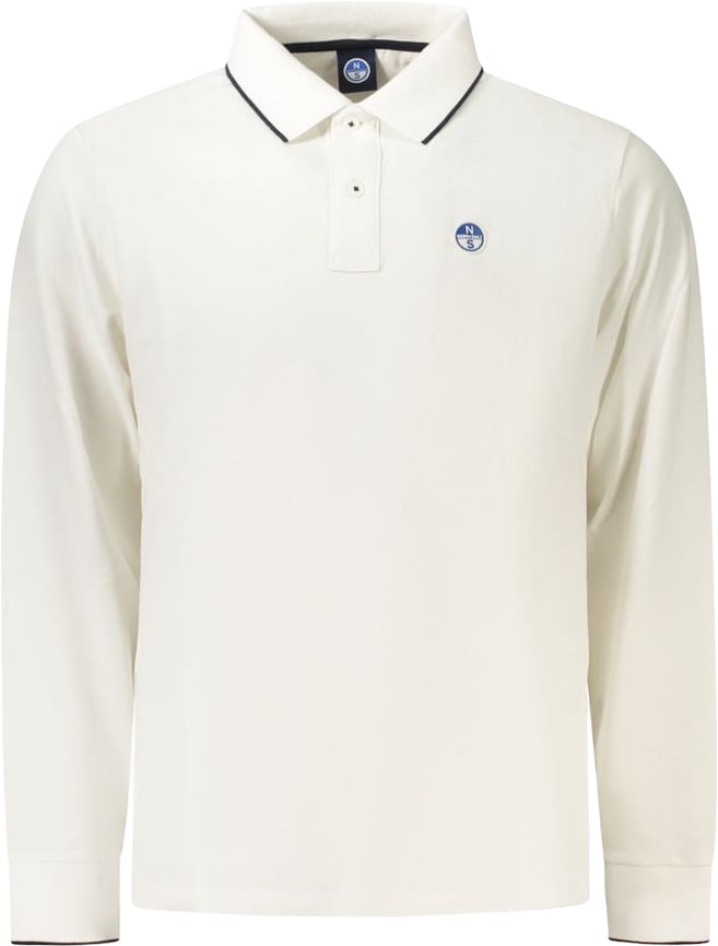 North Sails White Cotton Men's Polo Wit