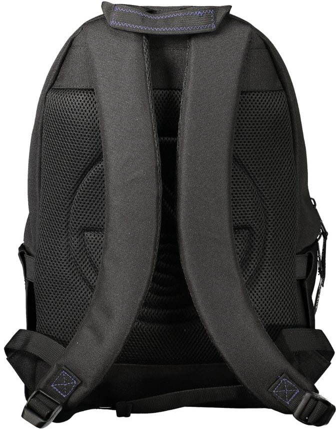 North Sails Nero Polyester Uomo Backpack with Versatile Design Zwart
