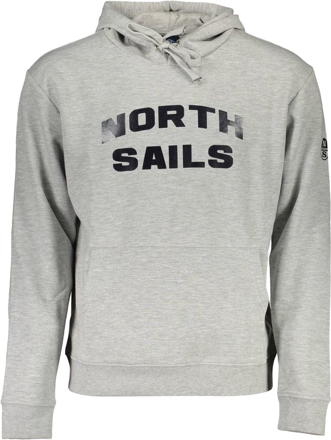 North Sails Grigio Cotton Men Sweatshirt Grijs