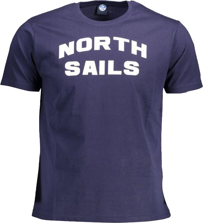 North Sails Blue Cotton Men's T-Shirt Wit