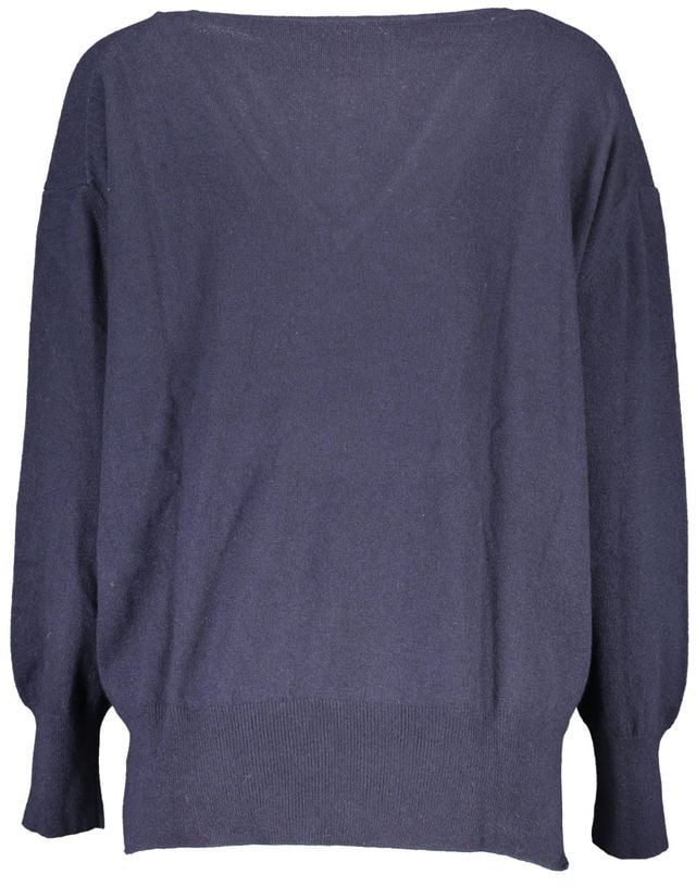 North Sails Blue Polyamide Women Sweater Blauw