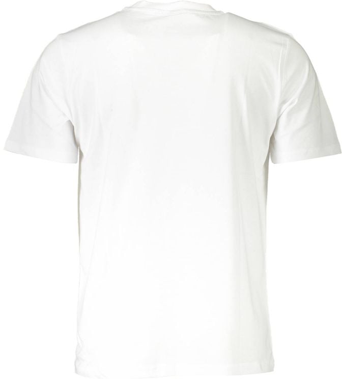 North Sails White Cotton Men's T-Shirt Zwart