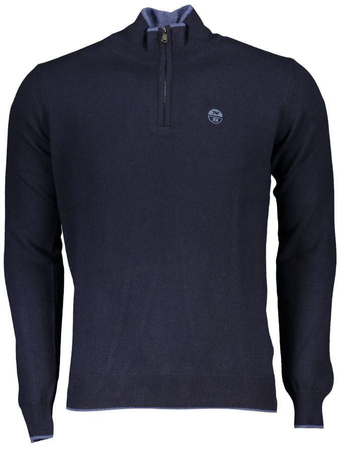 North Sails Black Poliammide Men's Sweater Zwart