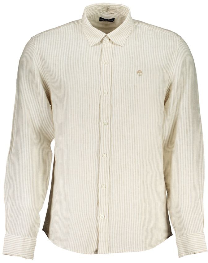 North Sails North Sails Beige Linen Men's Shirt Beige