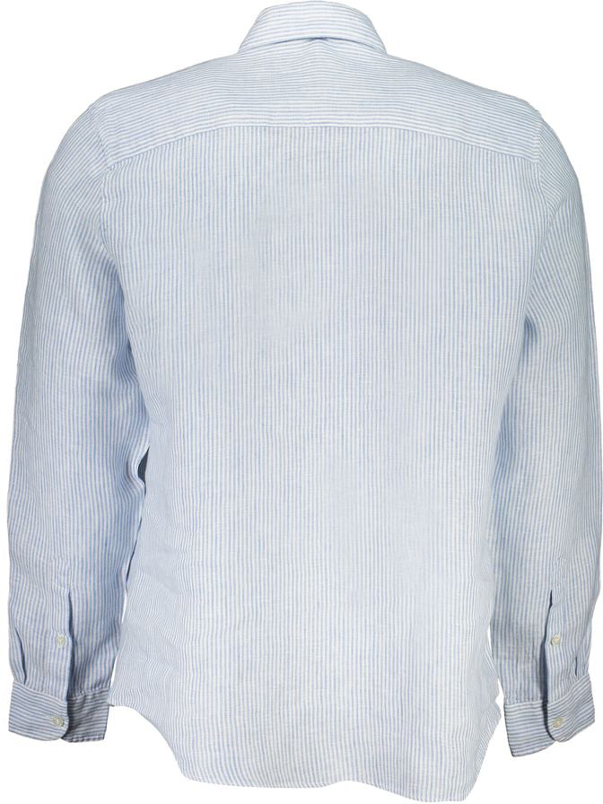 North Sails Azzurro Linen Men Shirt Blauw