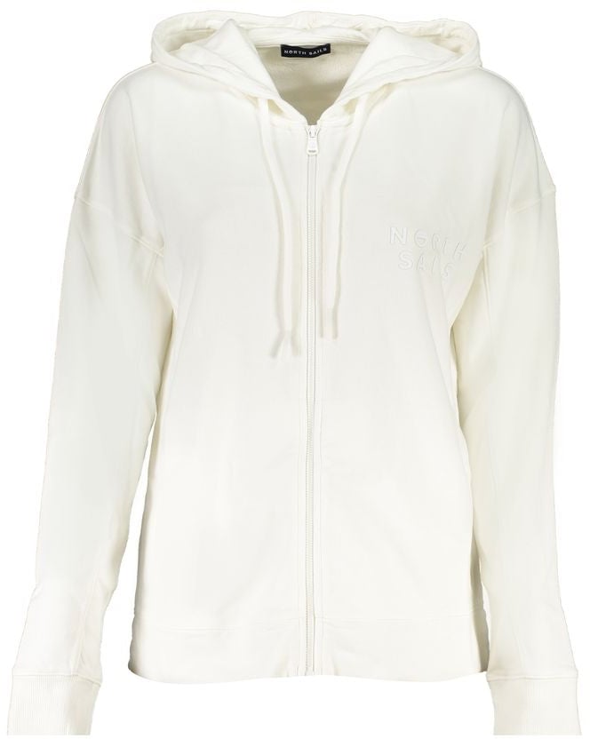 North Sails North Sails White Cotton Women's Hoodie Wit