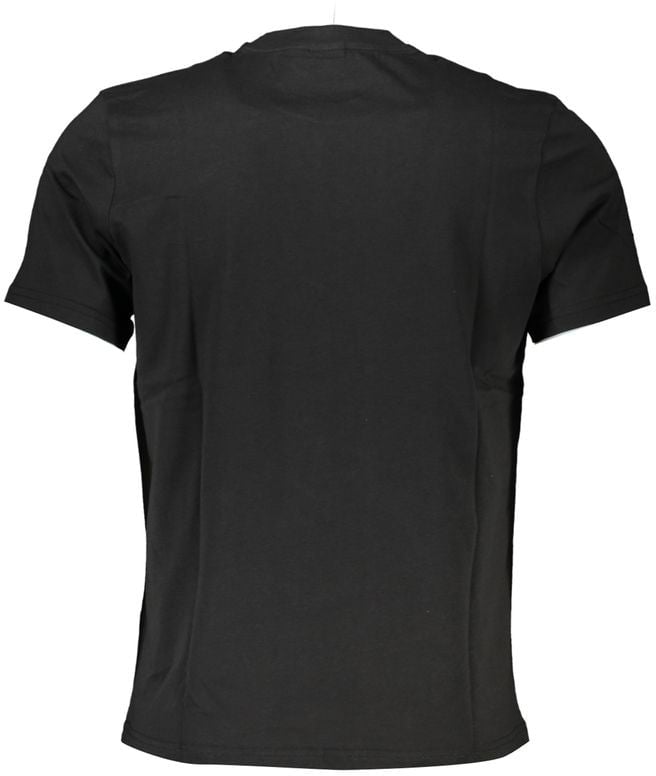 North Sails Black Cotton Men's T-Shirt Zwart