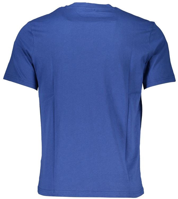 North Sails Blue Cotton Men's T-Shirt Blauw