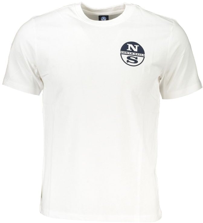 North Sails Bianco Cotton Men's T-Shirt Wit