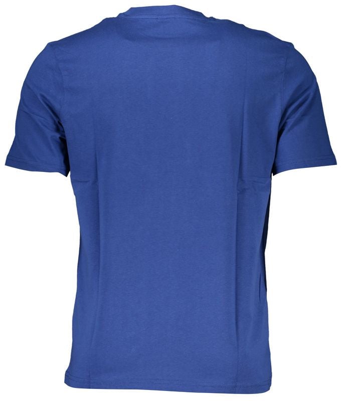North Sails Blue Cotton Men's T-Shirt Blauw