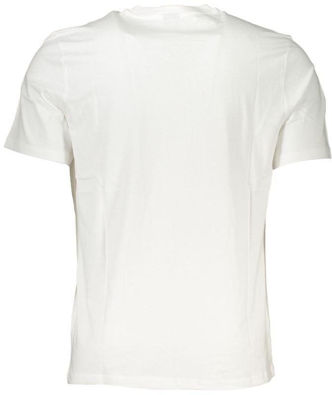 North Sails Bianco Cotton Men T-Shirt Wit