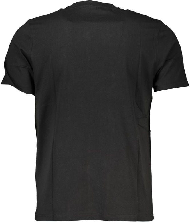 North Sails Black Cotton Men T-Shirt Zwart