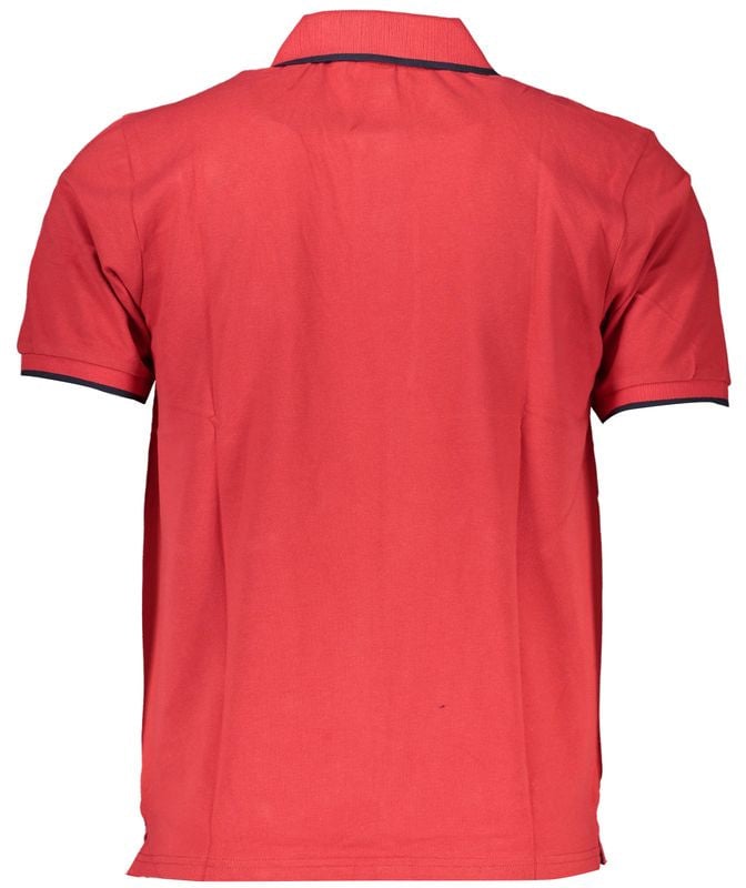 North Sails Rosso Cotton Men Polo Rood