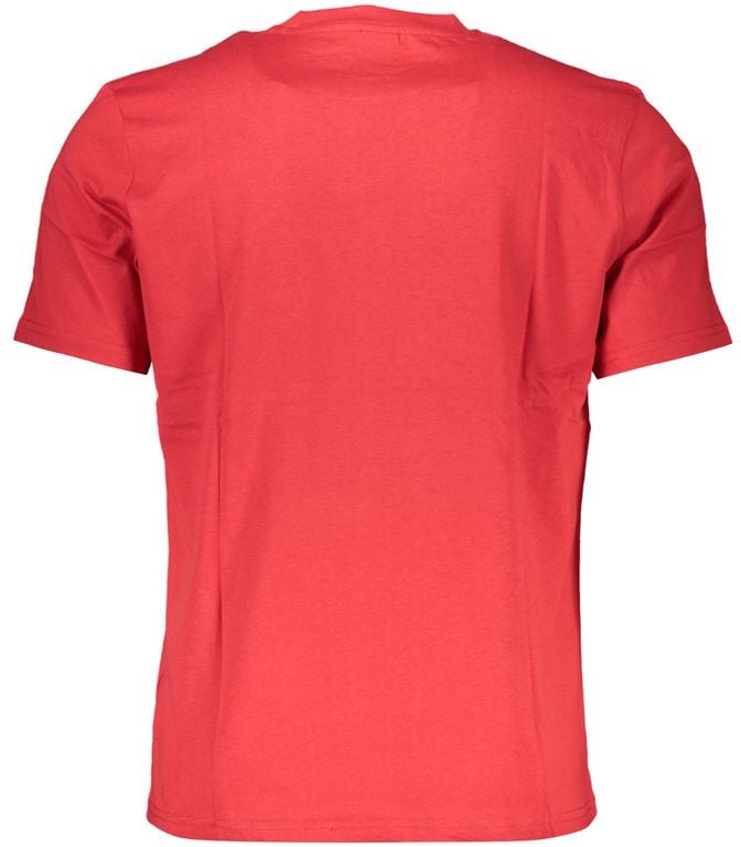 North Sails Rosso Cotton Men T-Shirt Rood