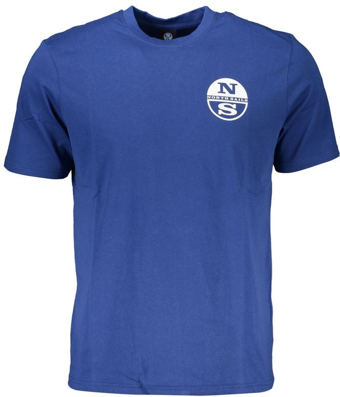 North Sails Rosso Cotton Mens T-Shirt Blauw