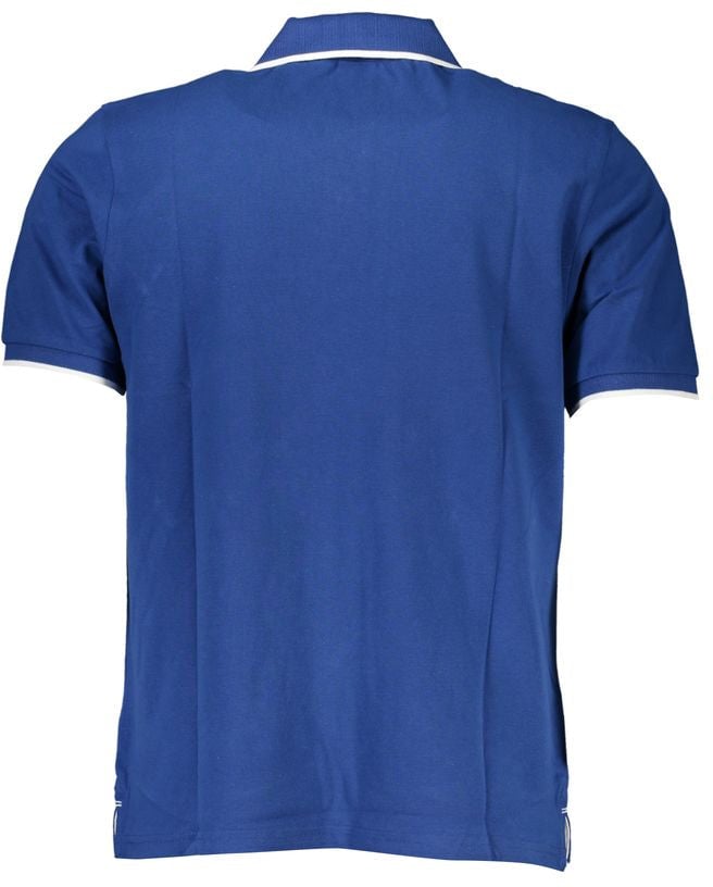 North Sails North Sails Blue Cotton Men Polo Shirt Blauw