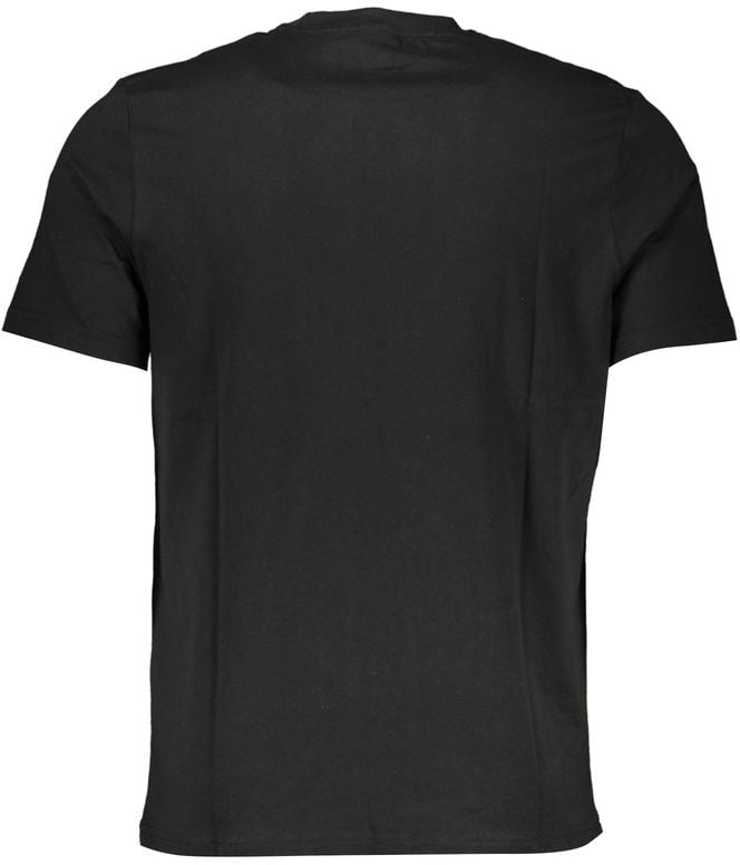 North Sails Black Cotton Men T-Shirt Zwart