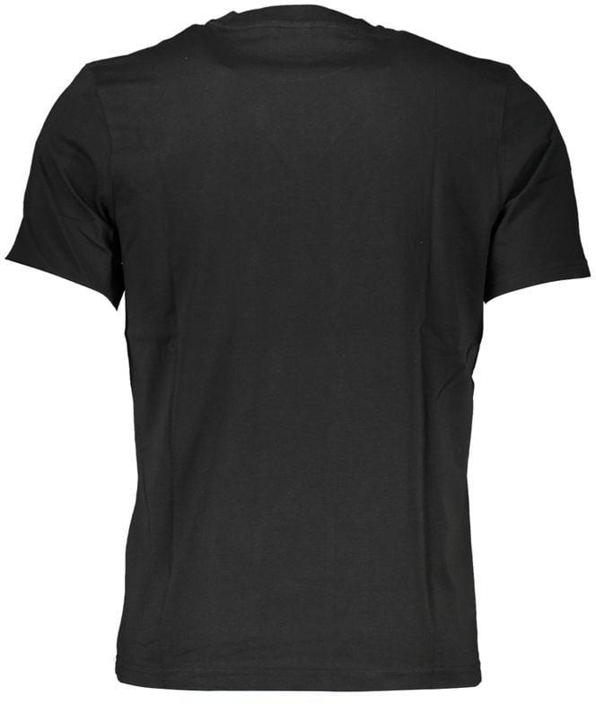 North Sails Black Cotton Men's T-Shirt Zwart