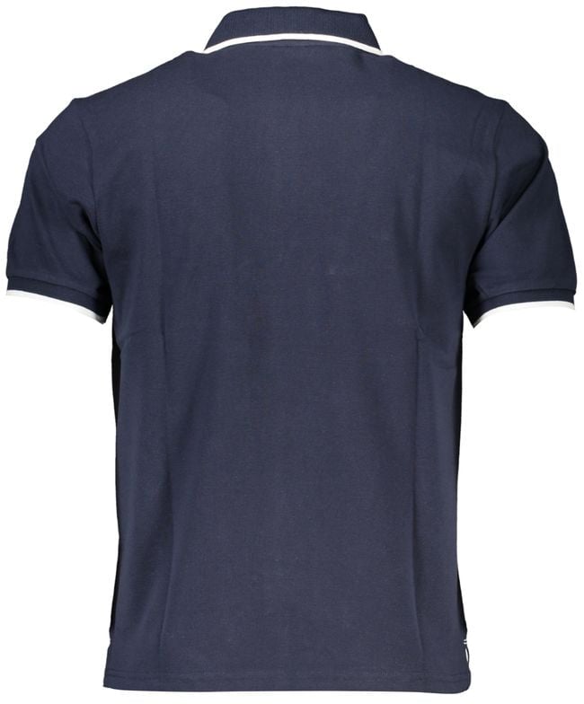 North Sails Blue Cotton Men Polo Blauw