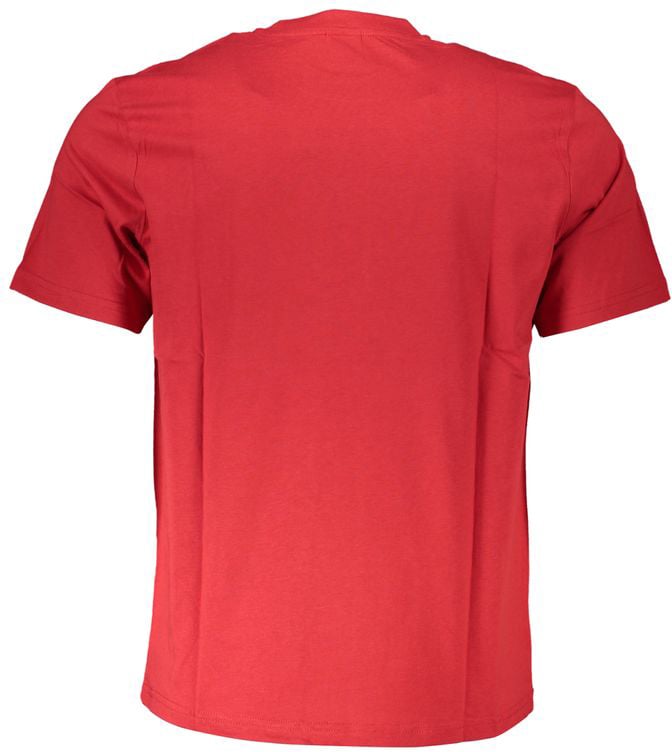 North Sails Rosso Cotton Men T-Shirt Rood