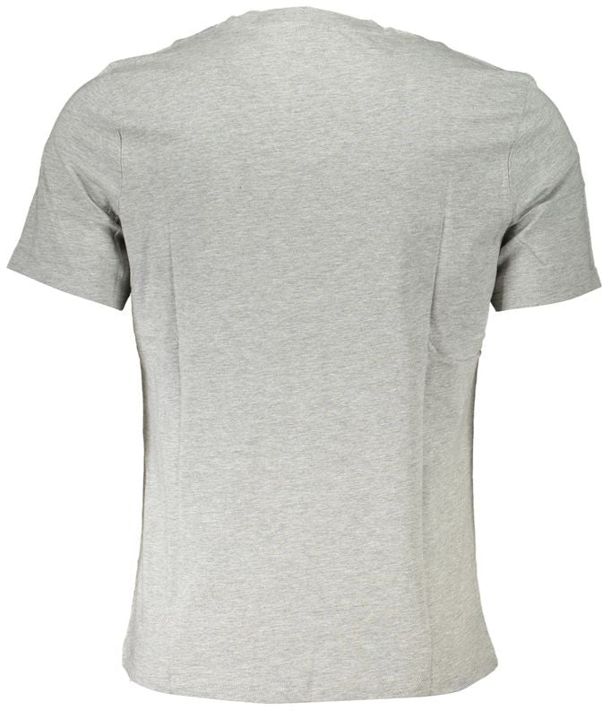 North Sails Grigio Cotton Men T-Shirt Grijs