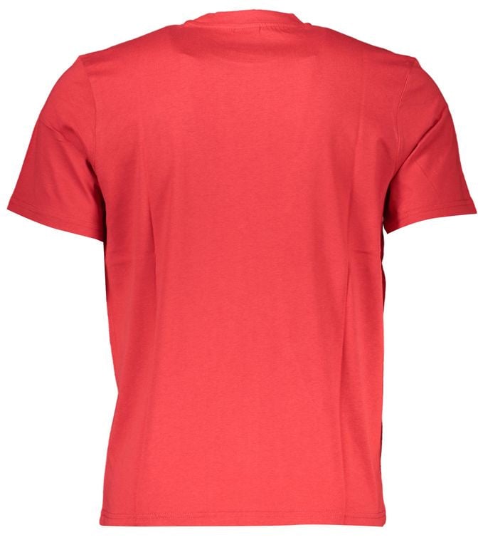 North Sails Rosso Cotton Men T-Shirt Rood