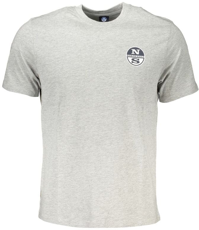 North Sails North Sails Grigio Cotton Men's T-Shirt Grijs