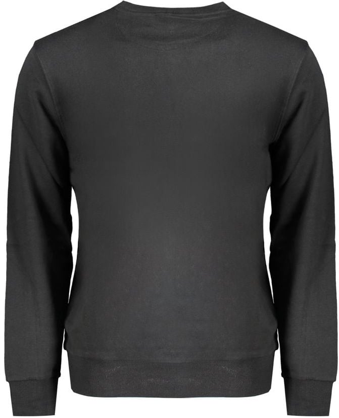 North Sails Black Cotton Men's Sweatshirt Zwart