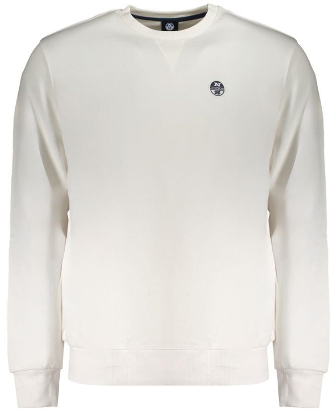 North Sails North Sails White Cotton Men Sweatshirt Wit