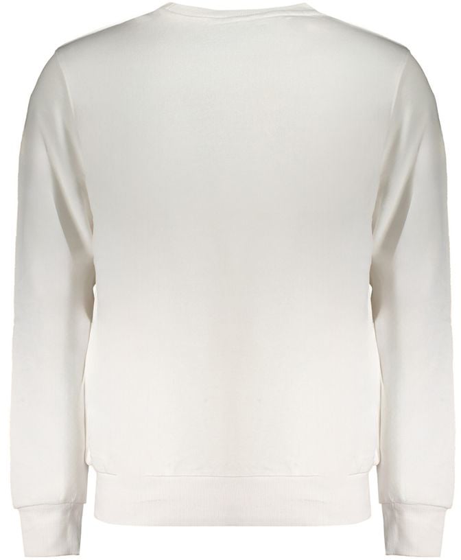 North Sails White Cotton Men Sweatshirt Wit