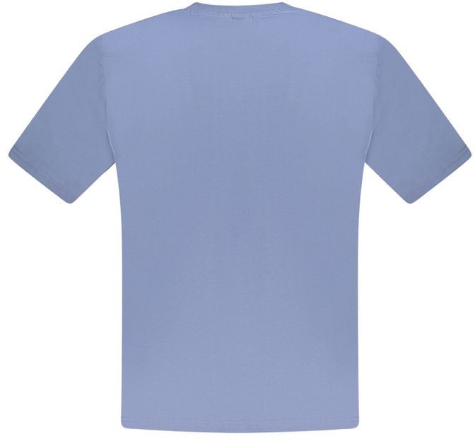North Sails Blu Cotton Men T-Shirt Blauw