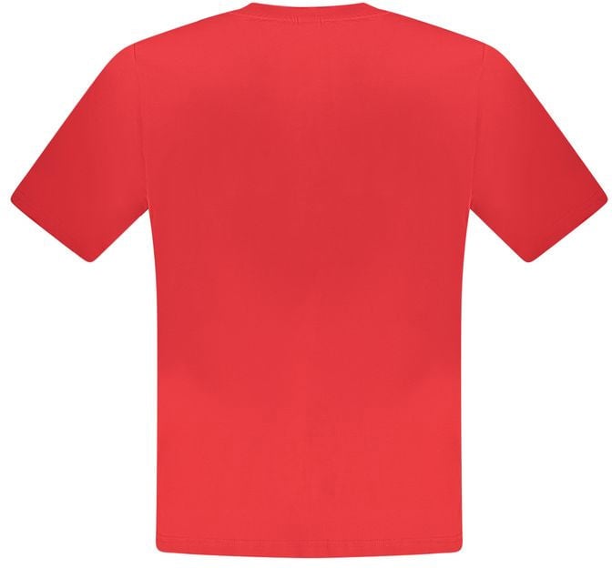 North Sails Rosso Cotton Men T-Shirt Rood