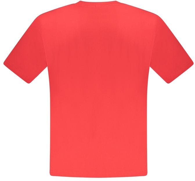 North Sails Rosso Cotton Men T-Shirt Rood