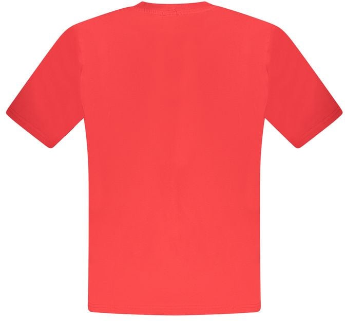 North Sails Red Cotton Men T-Shirt Rood