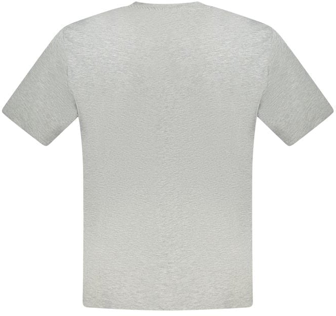 North Sails Gray Cotton Men's T-Shirt Grijs