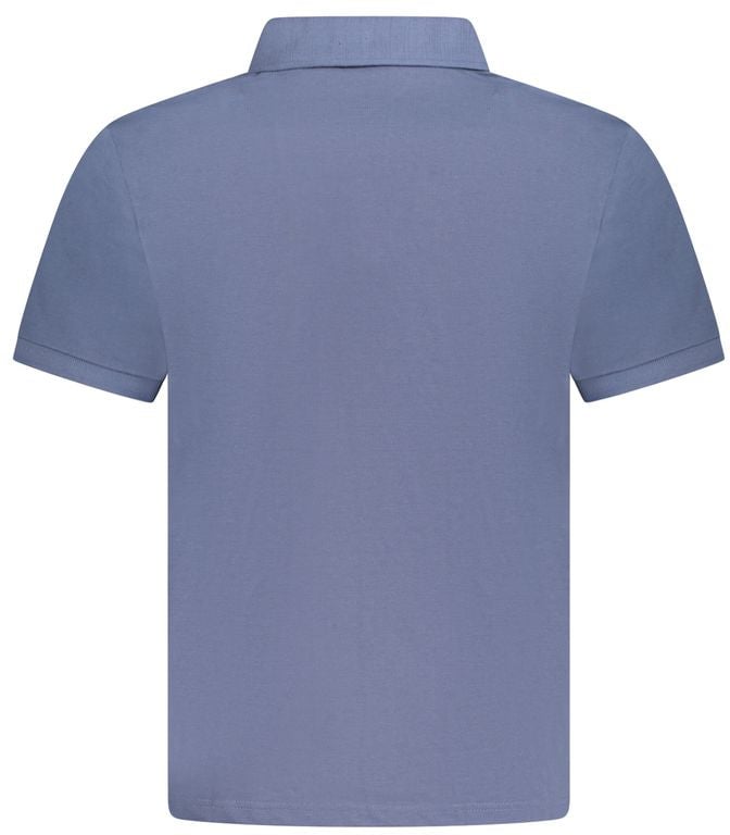 North Sails North Sails Blue Cotton Men Polo Blauw
