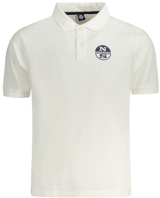 North Sails North Sails White Cotton Men Polo Shirt Wit