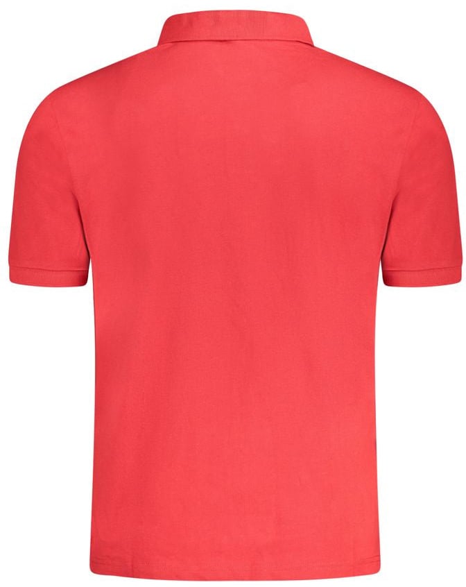North Sails Red Cotton Men Polo Rood
