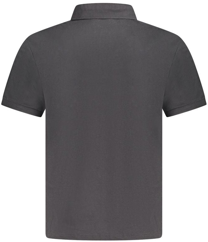 North Sails Black Cotton Mens Polo Shirt Zwart