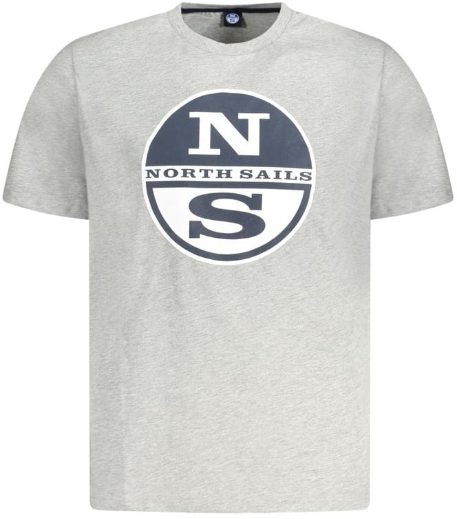 North Sails Grigio Cotton Mens T-Shirt Grijs