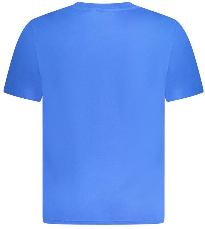 North Sails Blue Cotton Men's T-Shirt Blauw