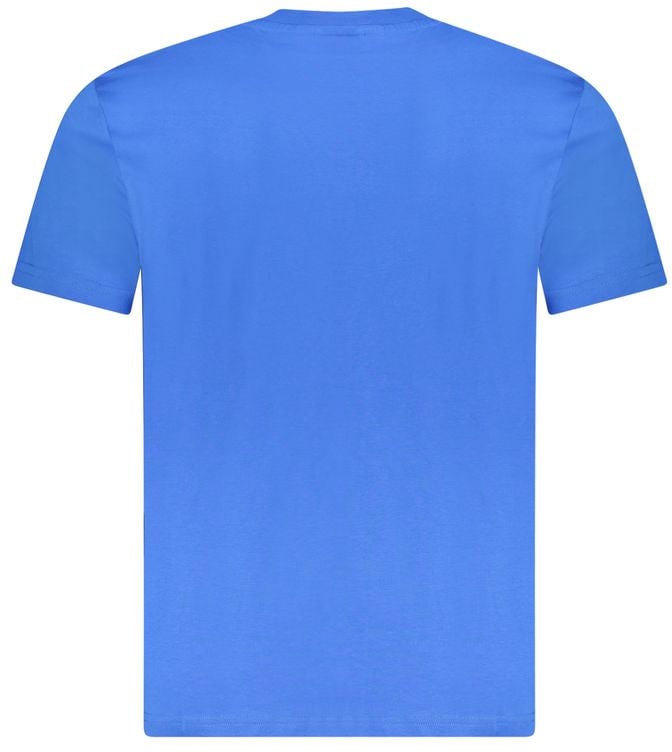 North Sails North Sails Blue Cotton Men's T-Shirt Blauw