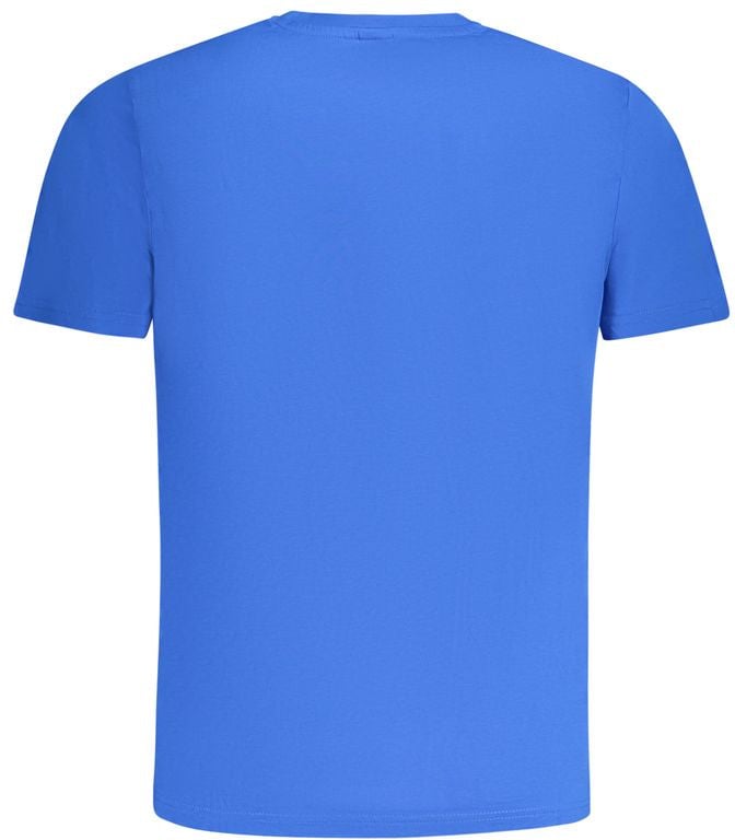 North Sails Blue Cotton Men's T-Shirt Blauw