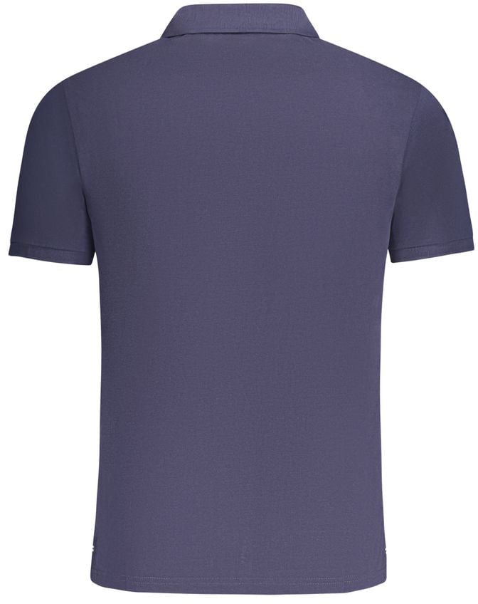 North Sails Blue Cotton Men Polo Blauw
