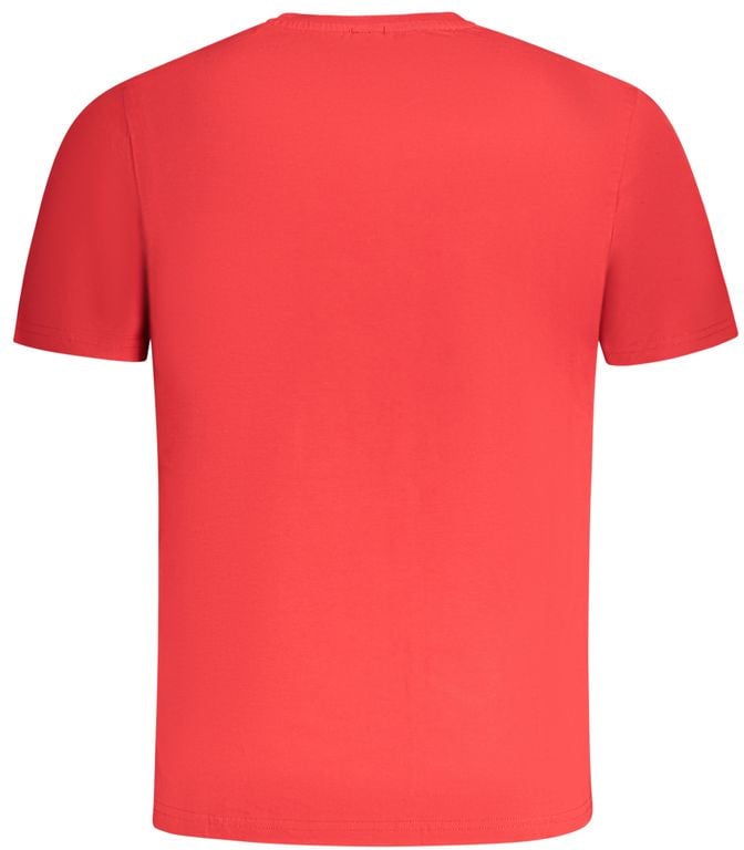 North Sails North Sails Red Cotton Men T-Shirt Rood