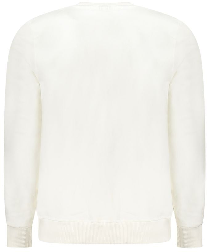 North Sails White Cotton Men Sweatshirt Wit