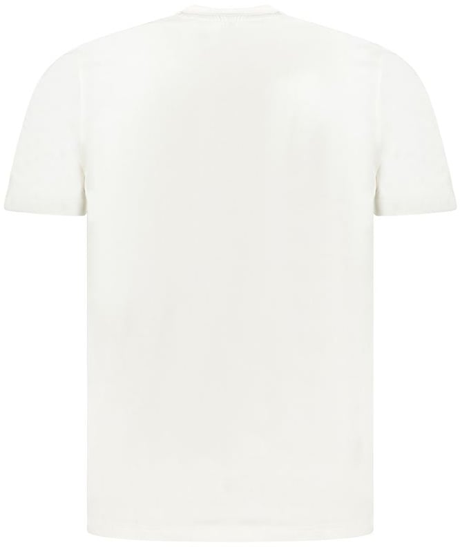 North Sails White Cotton Men T-Shirt Wit