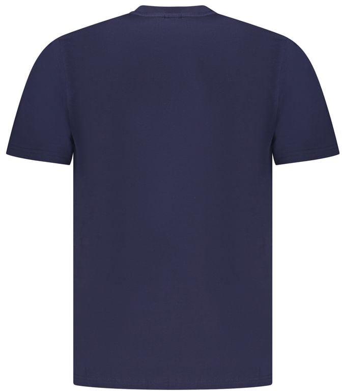 North Sails North Sails Blue Cotton Men's T-Shirt Blauw